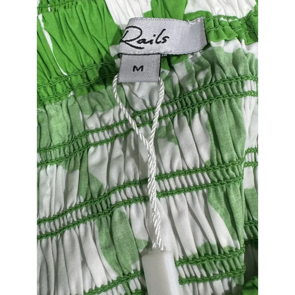 RAILS Seville Green Lotus Dress MEDIUM - Picture 4 of 7